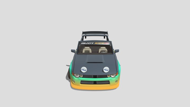 Apex car silver 3D Model