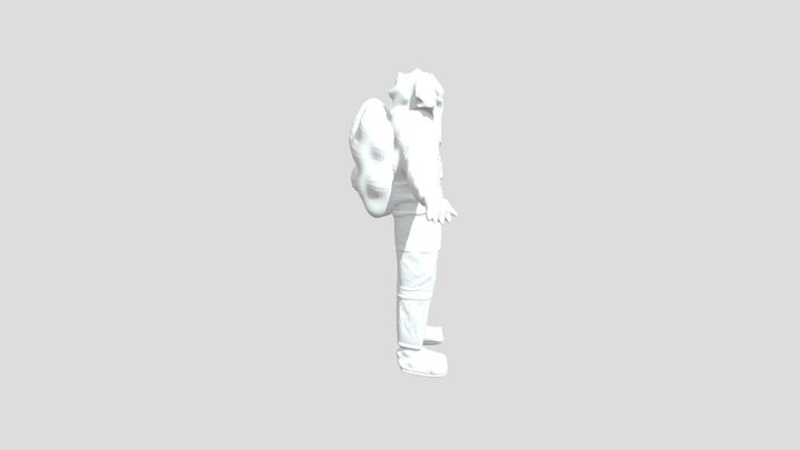Astronauta Infestado 38370 Diorama 3D Model