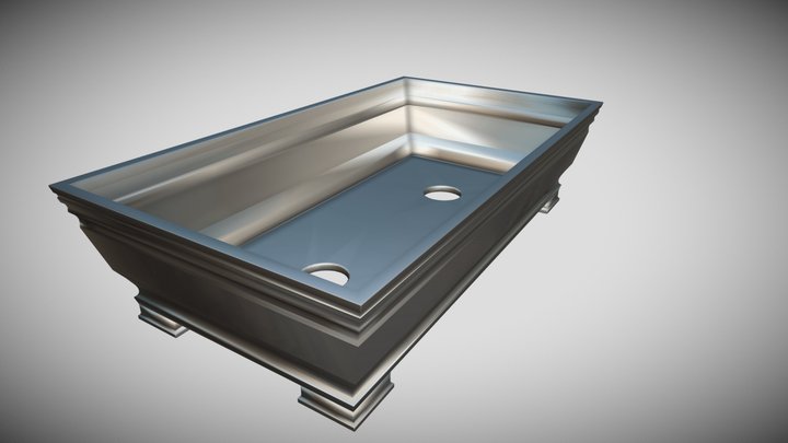pretty rectangular Bonsai Pot