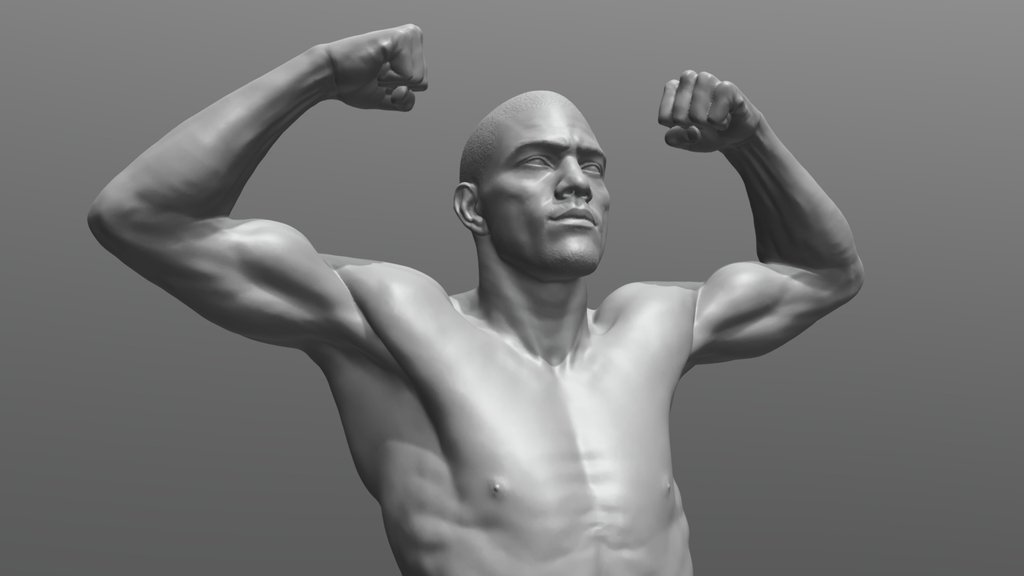 Alex "Poatan" Pereira - Zbrush Sculpt