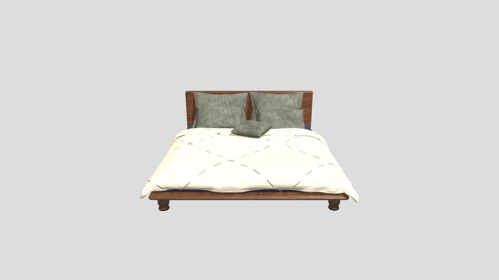 Wooden Bed