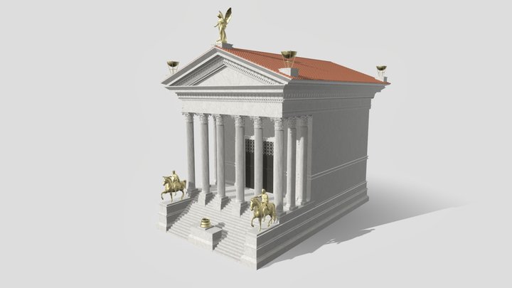 Roman/Greek Temple (Vespasian and Titus) 3D Model
