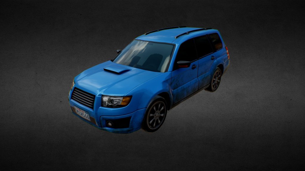 Subaru forester 3d model