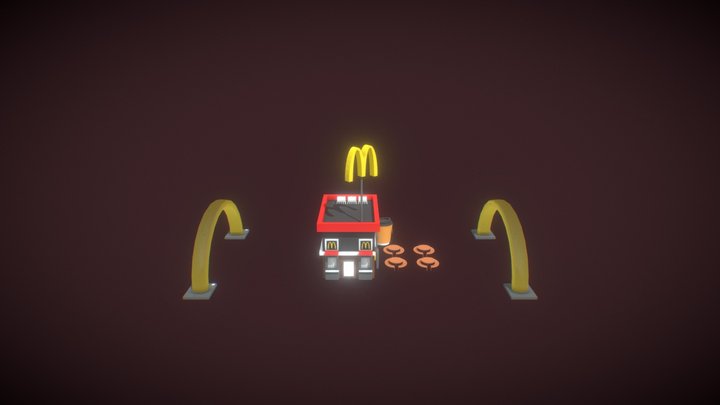 Mcdonald's Branch 3D Model