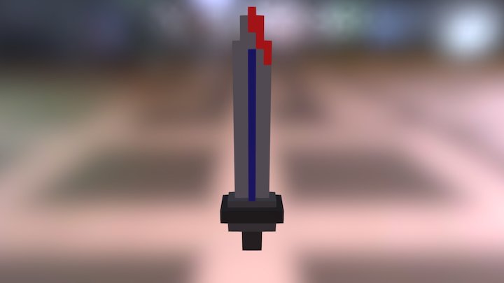 Blood Sword 3D Model