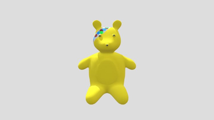 Children in Need Bear 3D Model
