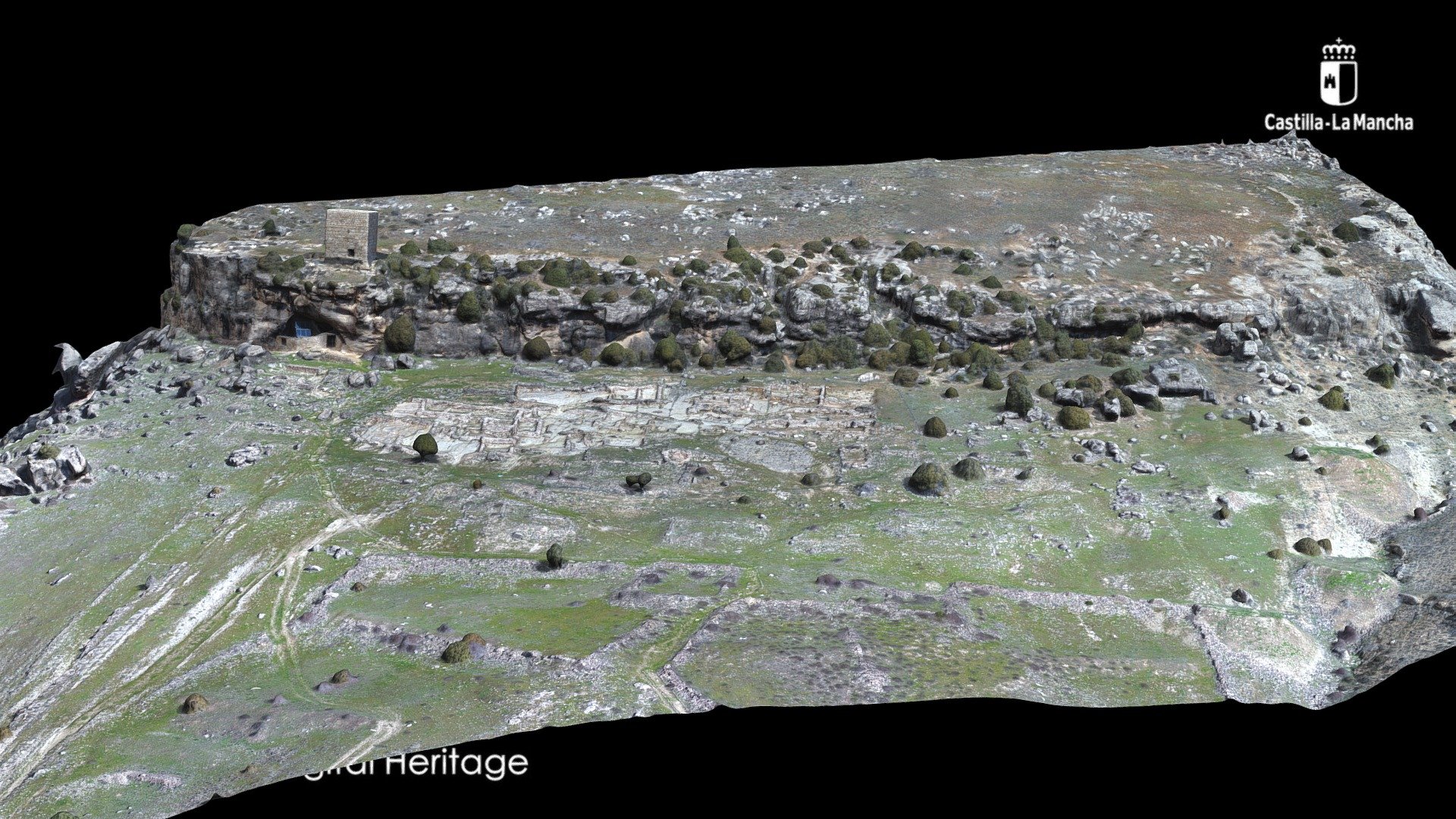 Medieval Islamic town of Los Casares — Sketchfab embed 3D viewer