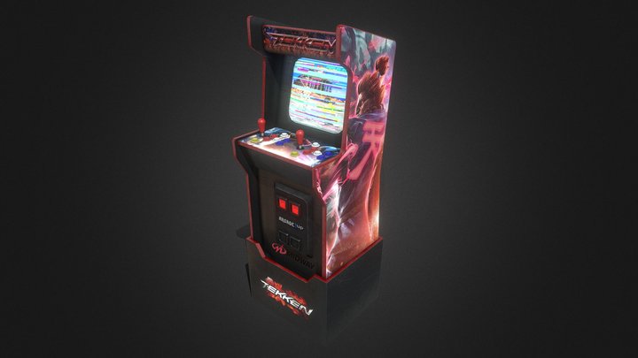 Tekken Amusement Arcade Machine 3D Model