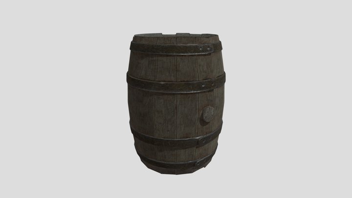 Barrel 3D Model