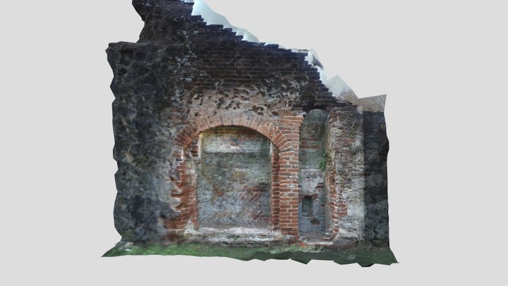 Tudor Chimney, Titchfield Abbey 3D Model