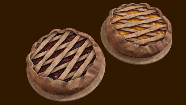 Jam Pies 3D Model