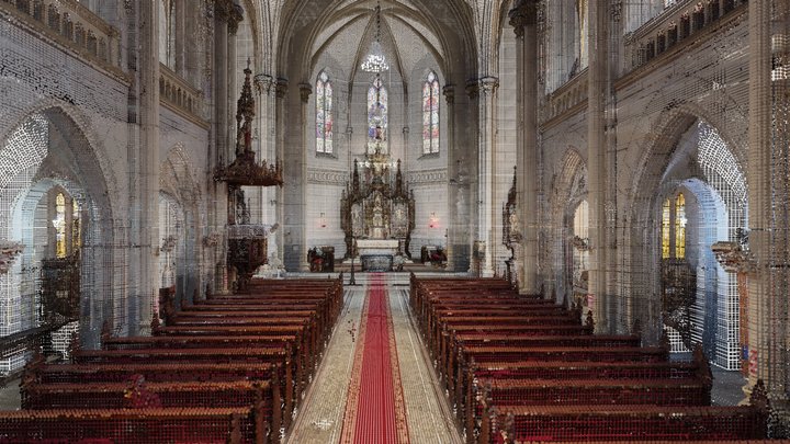 Interior of Roman-Catholic Church of Elisabetin 3D Model