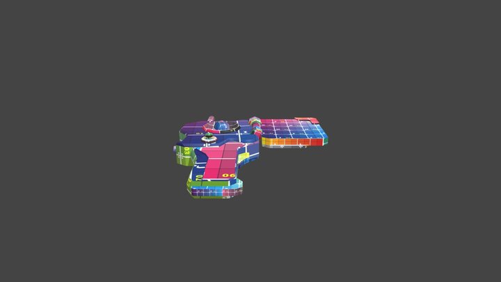 Low Poly N.A.V.I Concept UV 3D Model