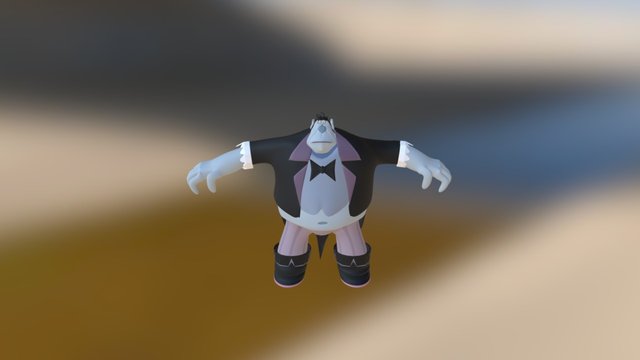 Fat Character By TC Zip 3D Model