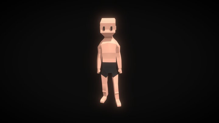 Guy w/ idle animation 3D Model