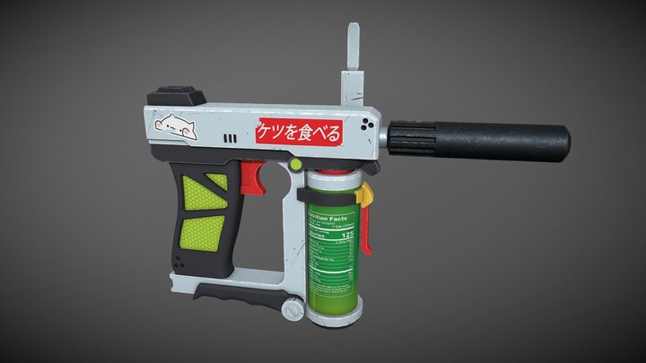 7-Up Gun 3D Model