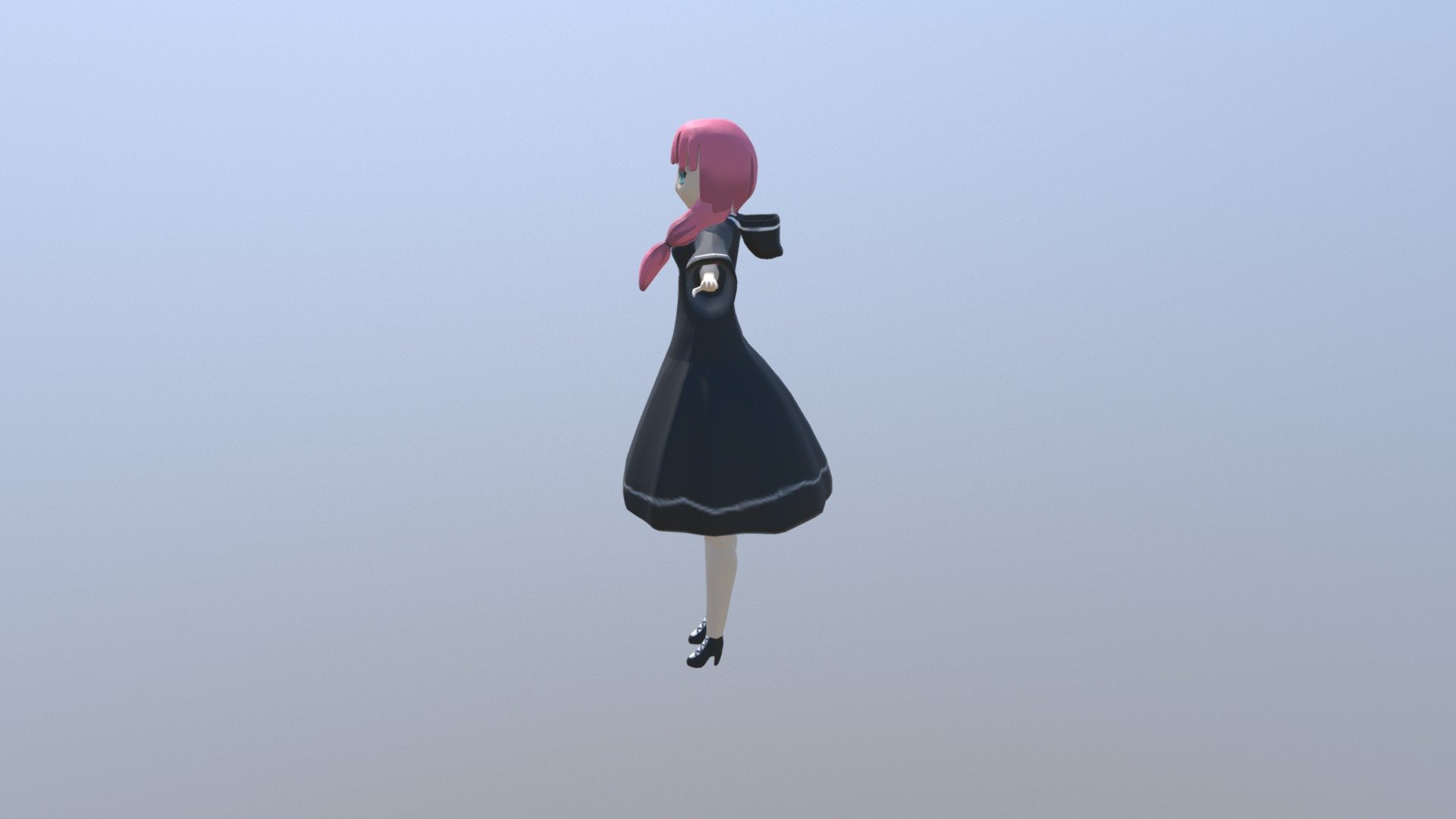 Pink Girl - 3D model by Jekai [e5cb08d] - Sketchfab
