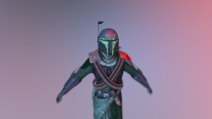 Star Wars Mandalorian Xenor Playermodel 3D Model