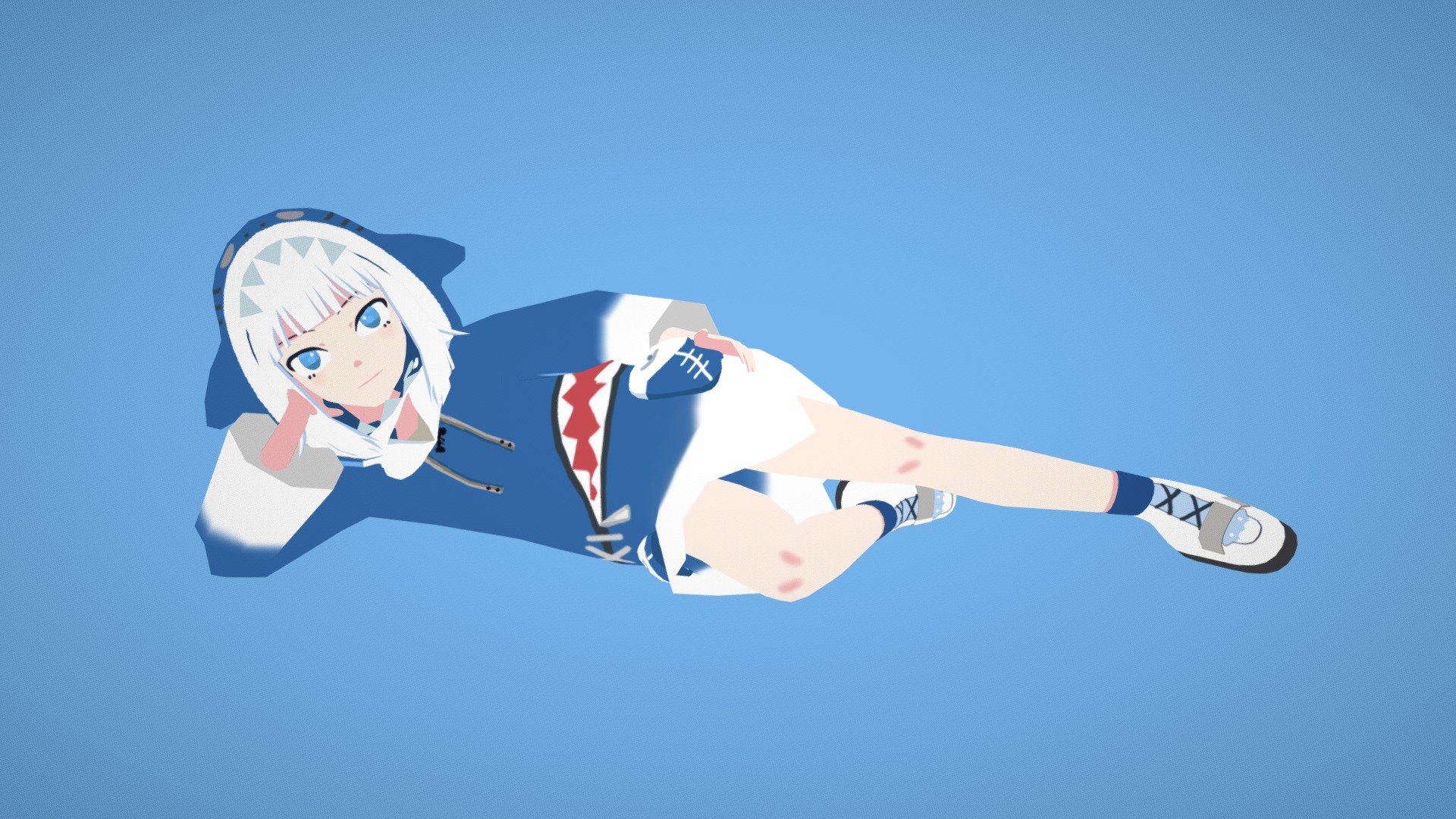 Gawr Gura 3D model by Clo7er [e5cc0eb] Sketchfab
