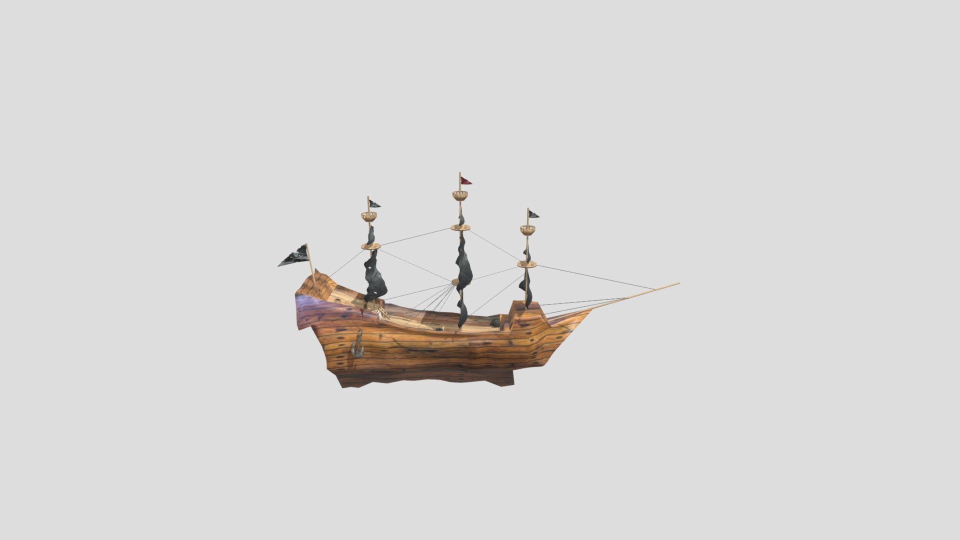 Cartoonic Pirates Ship - Download Free 3D model by leadertenebris ...