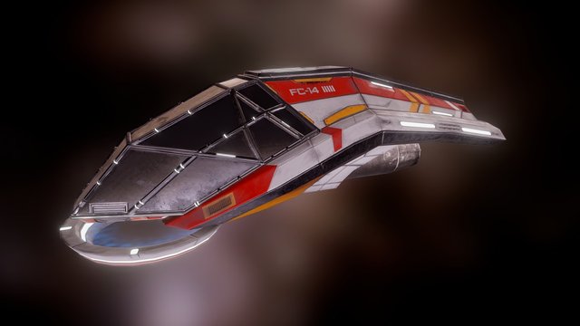 Speeder FC-14 3D Model