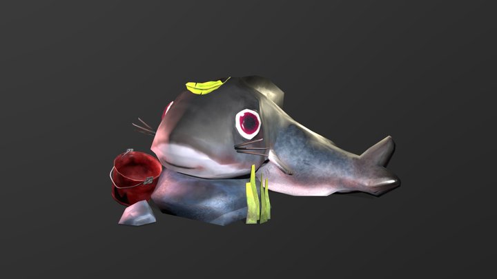 Cat fish 3D Model