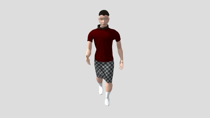 Proyecto Final - Personaje Humano 02 3D Model