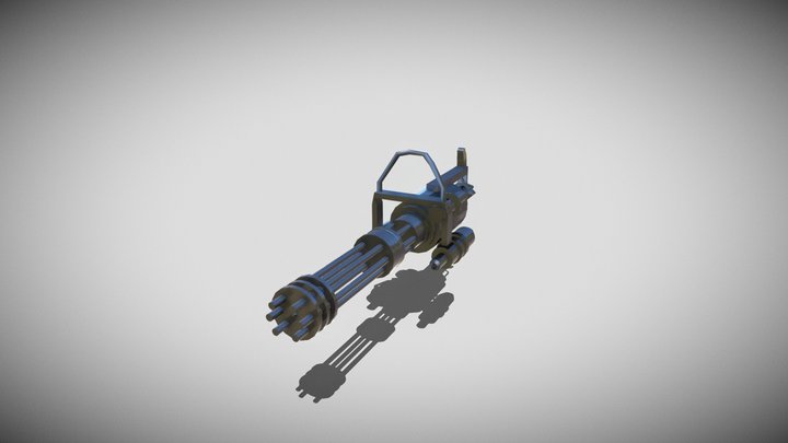Classic Army Vulcan M134-A2 Mini Gun 3D Model