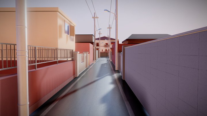 Japan street – Modèle 3D gratuit STL