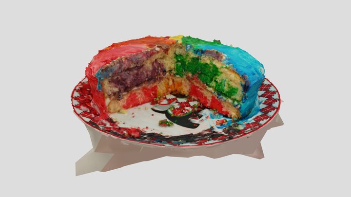 Pride Cake – Kostenloses 3D-Modell STL