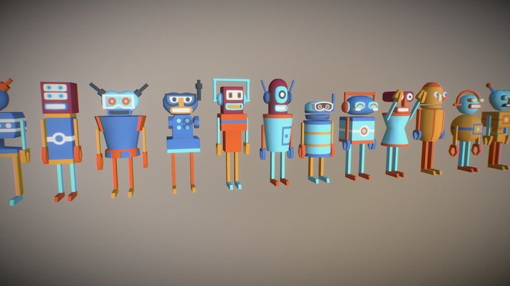 Robots 3D Model