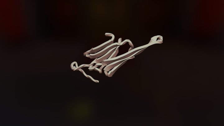 All Beta structure 3D Model