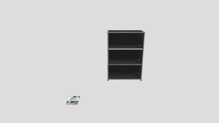 USM Regal 3-fach Hoch 3D Model