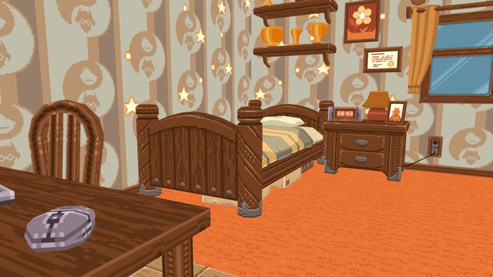 Kris's Room (Deltarune) 3D Model