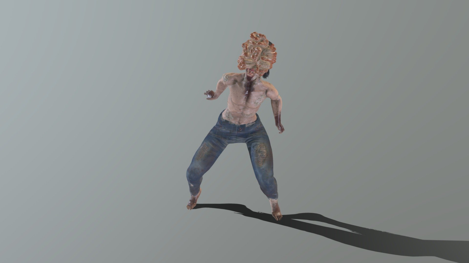 The Last Of Us-Clickers 3D model animated rigged