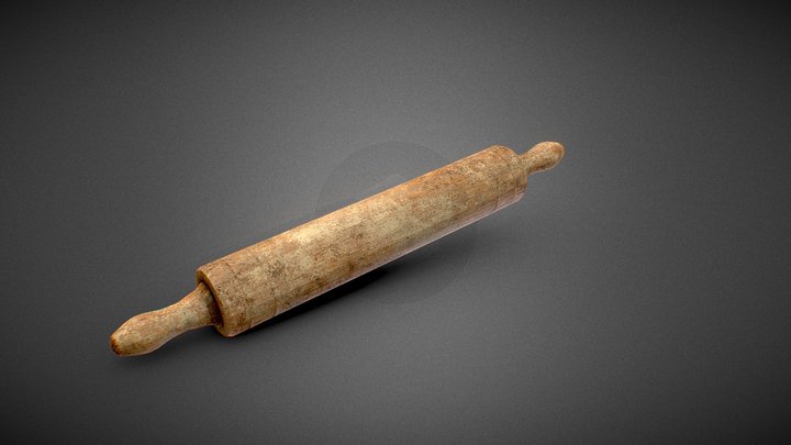 Wooden Rolling Pin – Free 3D Model STL