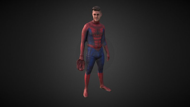 Spiderman Cosplay 3D Model