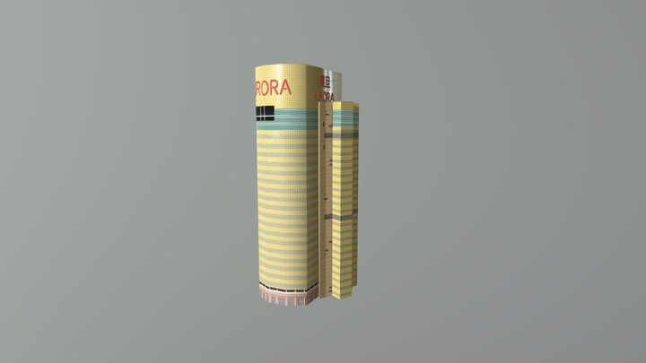 03 Aurora Plaza 3D Model