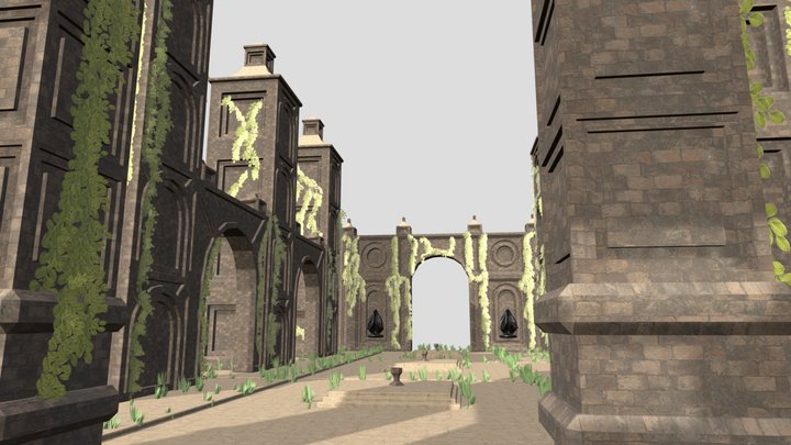 Abandoned temple 3D Model