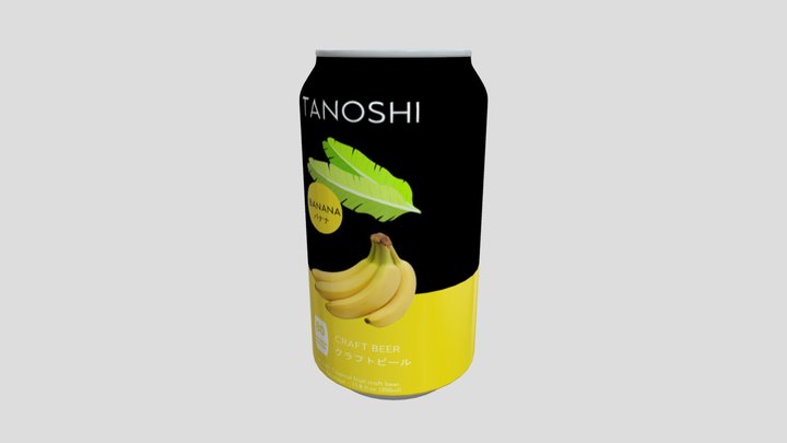 DEMO 3D  Model TANOSHI Banana 3D Model