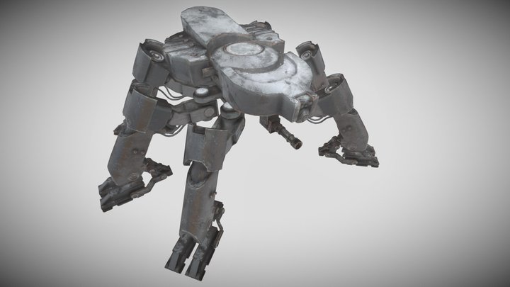 Spider Mech 3D Model