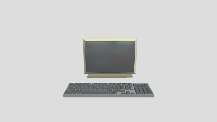 Retro 90s Computer Setup
