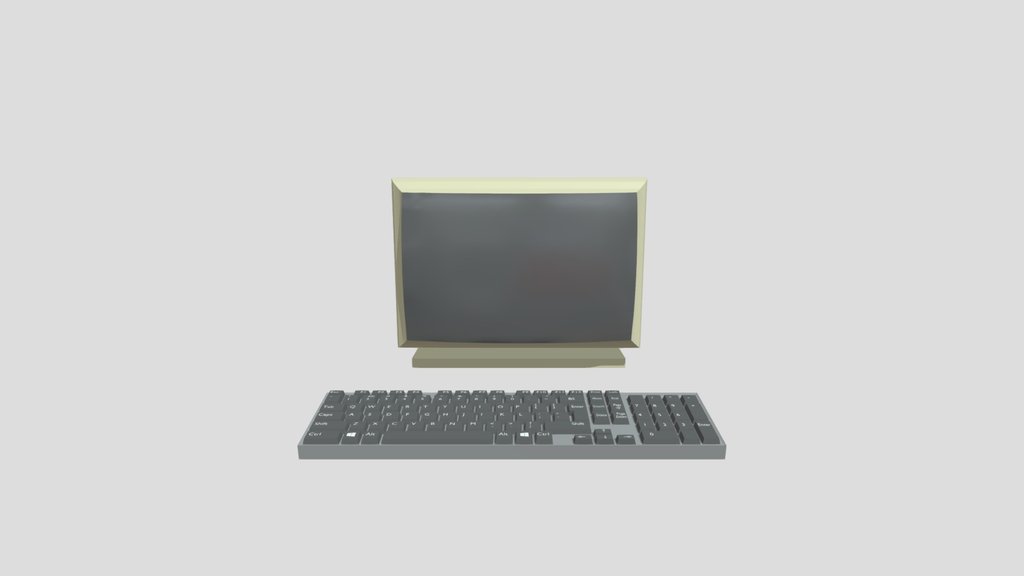 Retro 90s Computer Setup