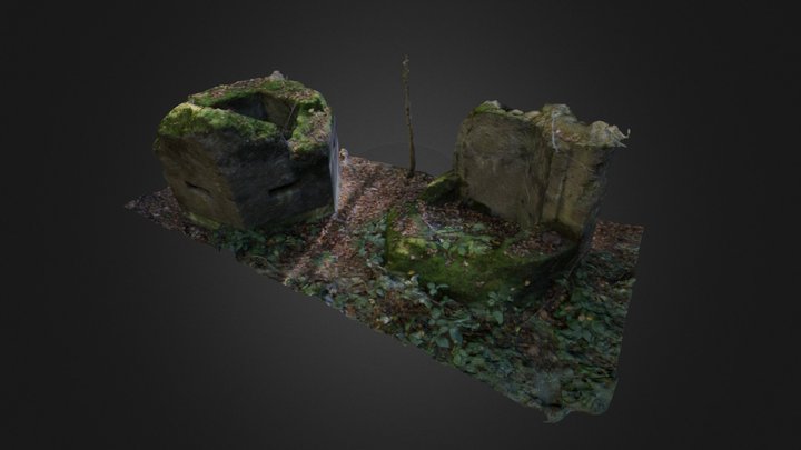 Small Checkpoint Shelter 3D Model