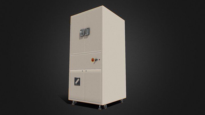 Cabinet - Low Poly 3D Model
