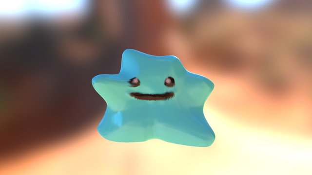 Shiny Ditto 3D Model