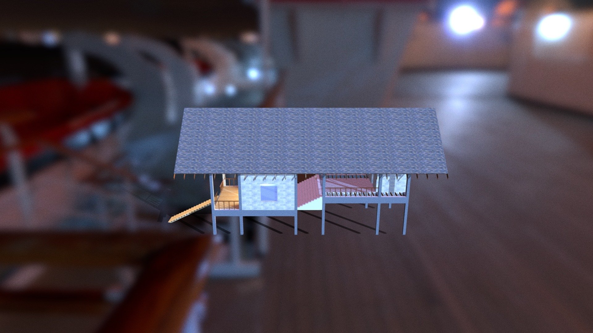 HouseNo.01 — Sketchfab embed 3D viewer