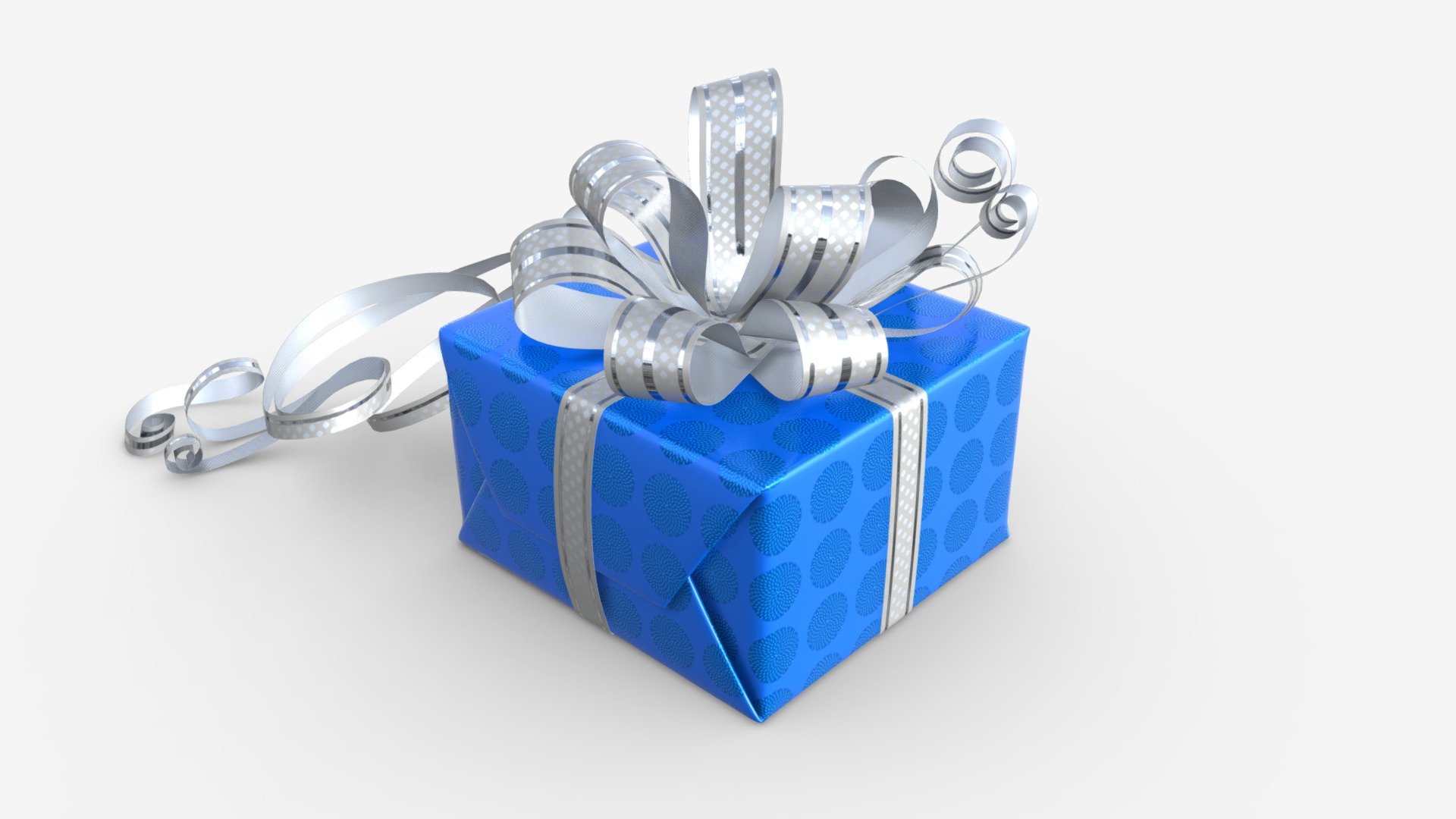 Gift box with ribbon 04 - Buy Royalty Free 3D model by HQ3DMOD ...