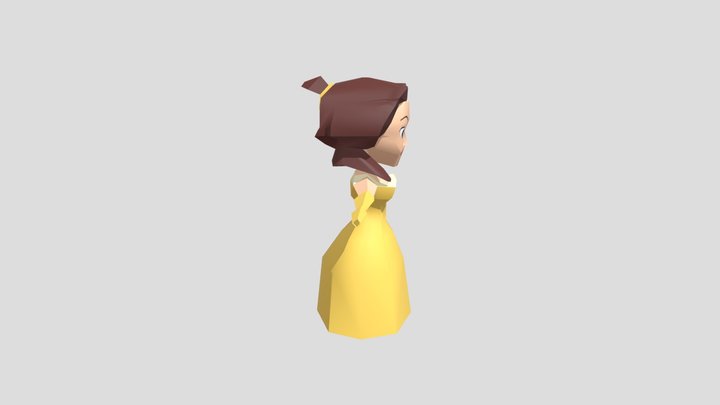 Beauty character model 3D Model