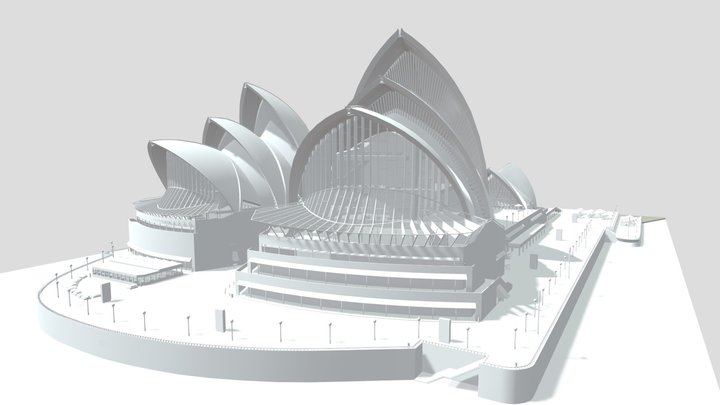 Sydney Opera House 3D Model